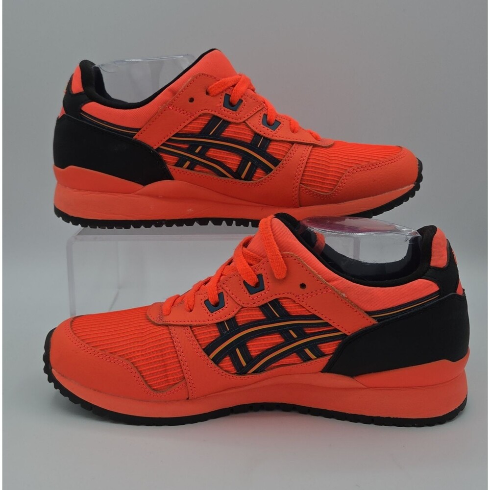 ASICS Gel-Lyte III Sunrise Red Neon Orange Black Running Shoes Mens Size 7.5